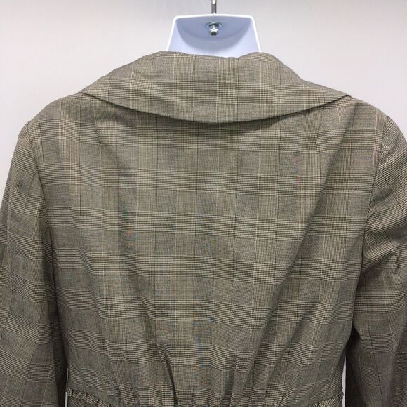 Nanette Lepore Short Jacket w/Wrap Front Closure/Ruffle & Flower Accent @Waist-8 - Picture 4 of 9